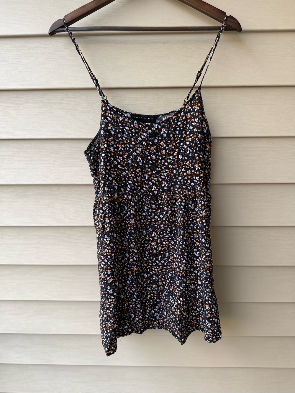 Urban Outfitters Know One Cares Floral Button Front Mini Dress Size Large
